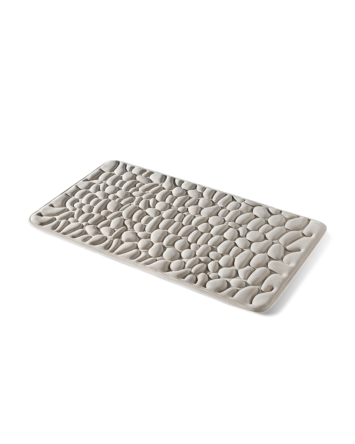 Tapis de bain galet Homyria — Gris Galet — 60 × 110 cm