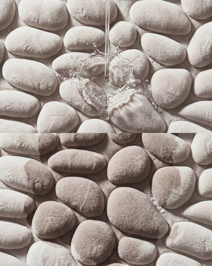 Tapis de bain galet Homyria — Gris Galet