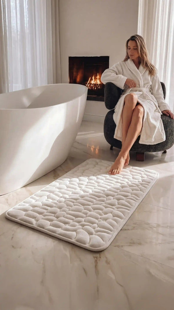 Tapis de bain galet